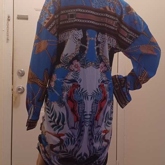 Women's Bodycon Shirt Dress - Picture 6 of 6